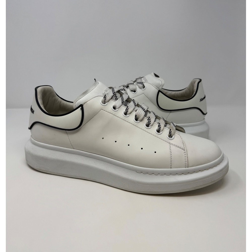 Alexander McQueen Oversized Sneaker White/Black Trim Size 13.5 US 46.5 EU